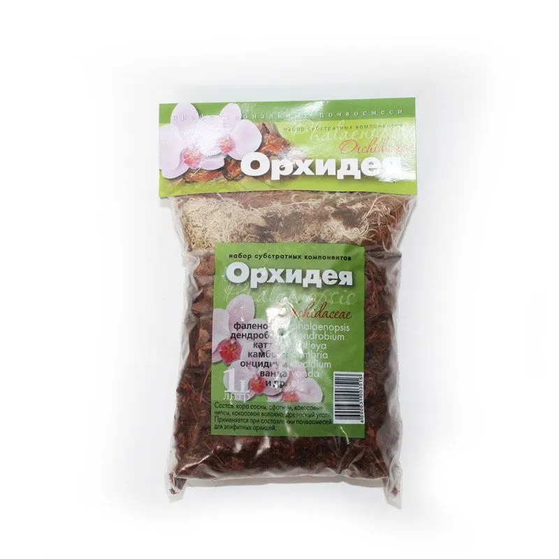 картинка Субстратный компонент Орхидея профи, 1л от магазина Флоранж