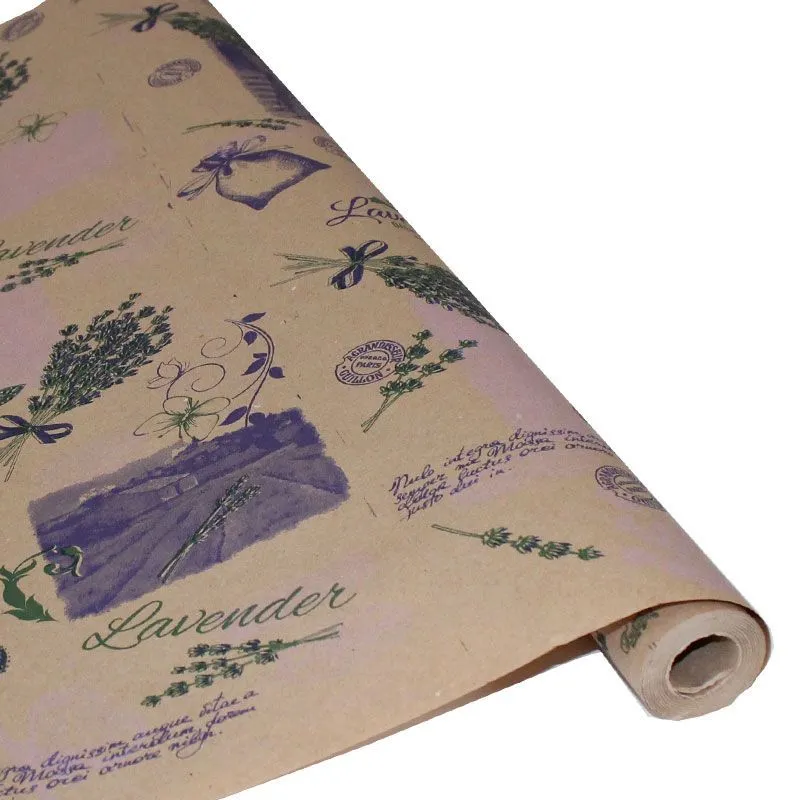 Рулон крафт Lavander, 70смх10м; Россия