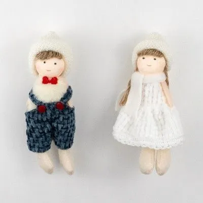 картинка Украшение подвесное Мальчик/Девочка, H14х4х3см от магазина Флоранж