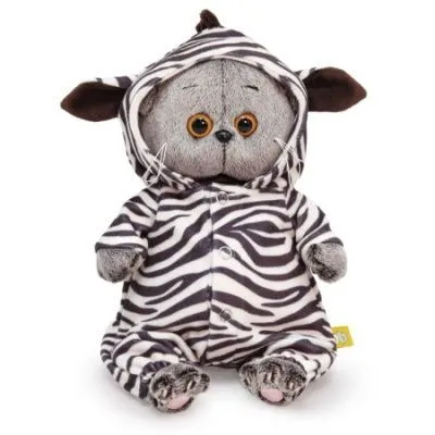 Игрушка Басик BABY в комбинезоне Зебра, 20см BB-114