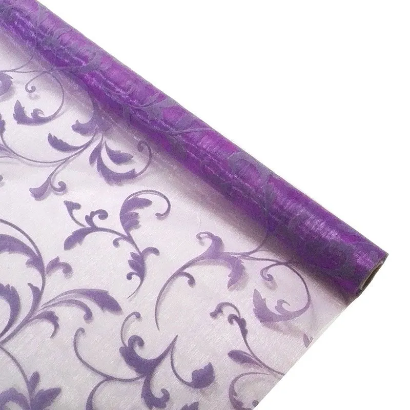 картинка Рулон органза флокированная 70смх9м; Китай от магазина Флоранж