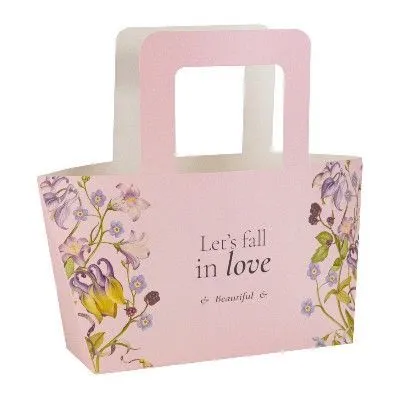 картинка Сумка Лав прямоугольная, розовый, 27x8x24см; Китай от магазина Флоранж