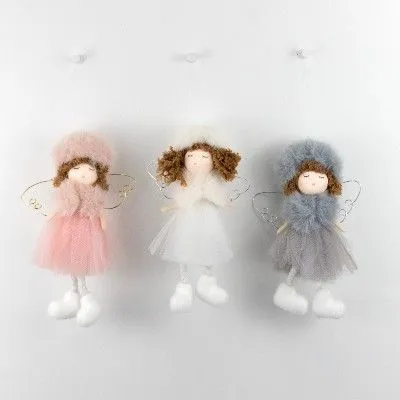Украшение подвесное Девочка, H17х5х3см в ассортименте
