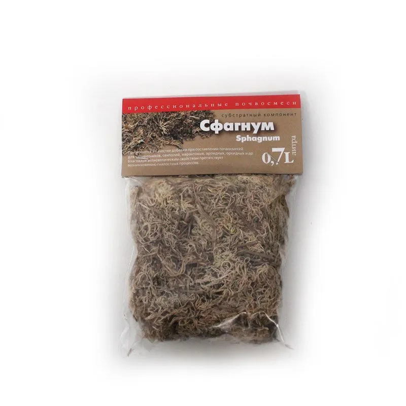 картинка Субстратный компонент Сфагнум (мох), 0,7л от магазина Флоранж