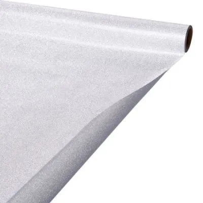 картинка Рулон пленка на металл основе, серебро,  50см х5м; Китай от магазина Флоранж