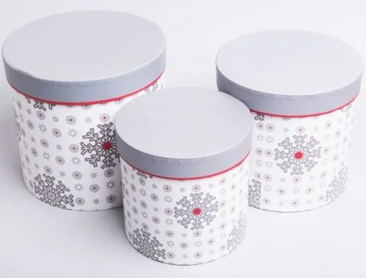 Коробка цилиндр НГ  95927 (1-й из набора); Китай