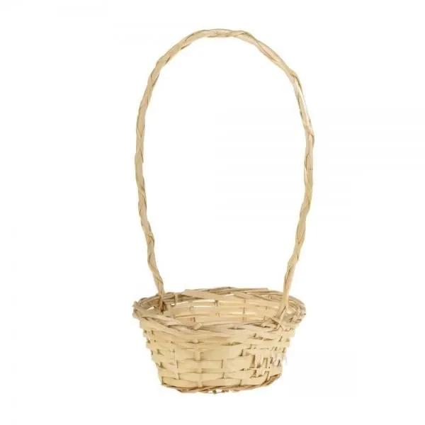 Корзина плетеная (ива), натуральная, 22x17xН9/40см