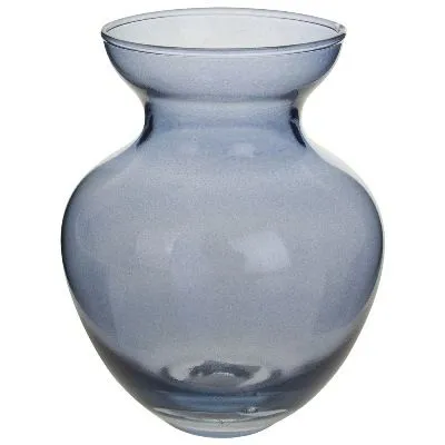 картинка Ваза Залина, D9.5xH12.5см, охра, синий от магазина Флоранж