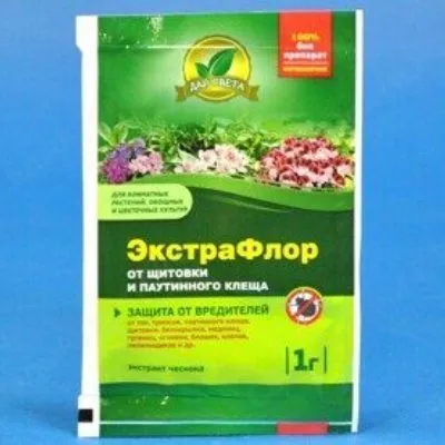 картинка Инсектицид от щитовки, пакет Экстрафлор,1г от магазина Флоранж
