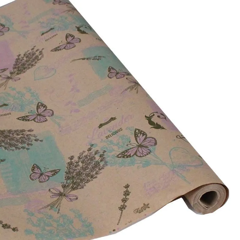 картинка Рулон крафт Lavander, 70смх10м; Россия от магазина Флоранж