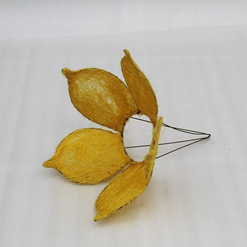 картинка Каркас для букета Цветок, сизаль гладкий, 25см; Китай от магазина Флоранж