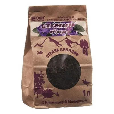 картинка Субстратный компонент сенполия с микоризой 1л/БашИнком от магазина Флоранж