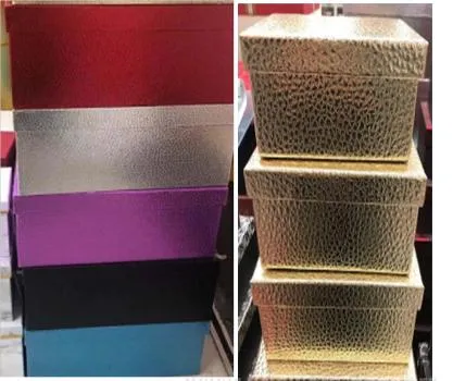 Коробка прямоугольник Металл  (6-й из набора) 26x22xH12 см ; Китай