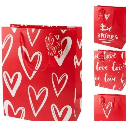 Сумка подарочная ламинированная, Love You 26х12,5хH32см; Китай 