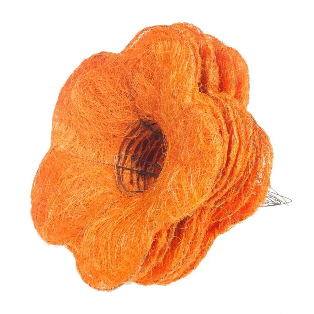 картинка Каркас для букета Ромашка, сизаль гладкий, 25см; Китай от магазина Флоранж