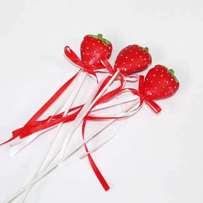 Набор вставок Клубника (пластик), (12шт)