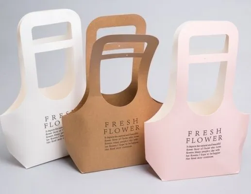 картинка Сумка Плайм 93784 для цветов 17х7,5х32,5см микс от магазина Флоранж