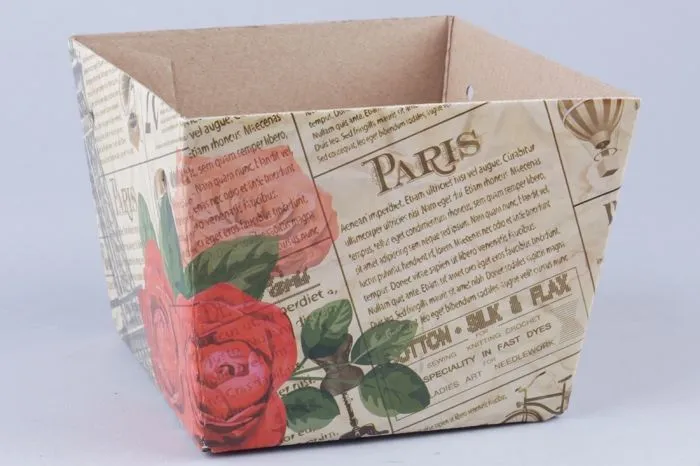 картинка Сумка Плайм 69979 для цветов H110 D150/125 Газета от магазина Флоранж