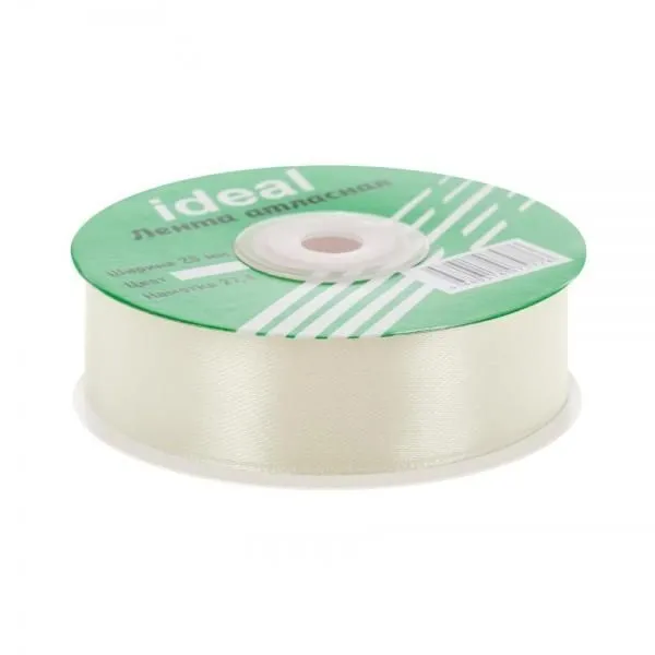 Лента атласная, 25ммх27,4м; Китай