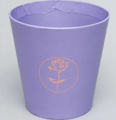 Коробка Конус 10,5x10,5смх7см, сиреневый; Китай