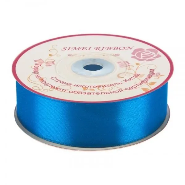 картинка Лента атласная односторонняя, 25ммх22м; Китай от магазина Флоранж