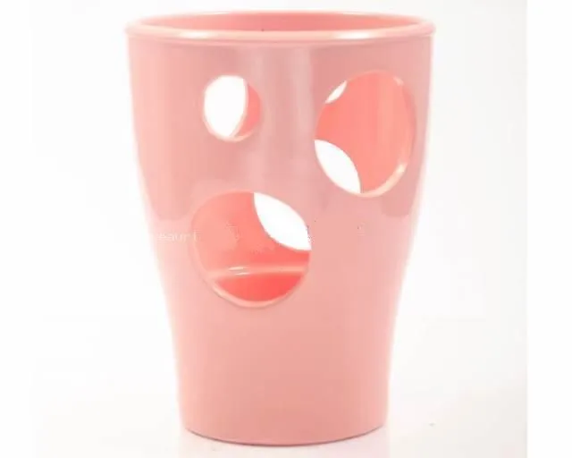 картинка Кашпо керамическое Орхидея , коралловое, 14х17см, 1,5л; Россия от магазина Флоранж