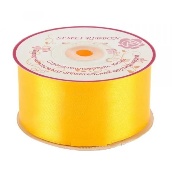 картинка Лента атласная односторонняя, 38ммх22м; Китай от магазина Флоранж
