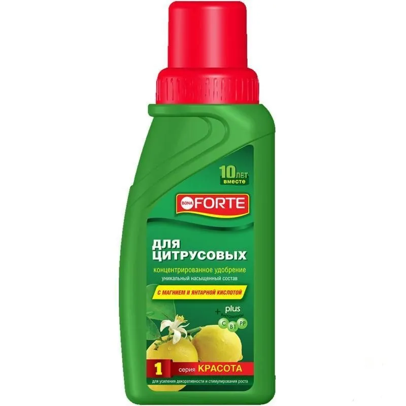 Удобрение для цитрусовых растений Красота, флакон, 250-285мл; Бона Форте