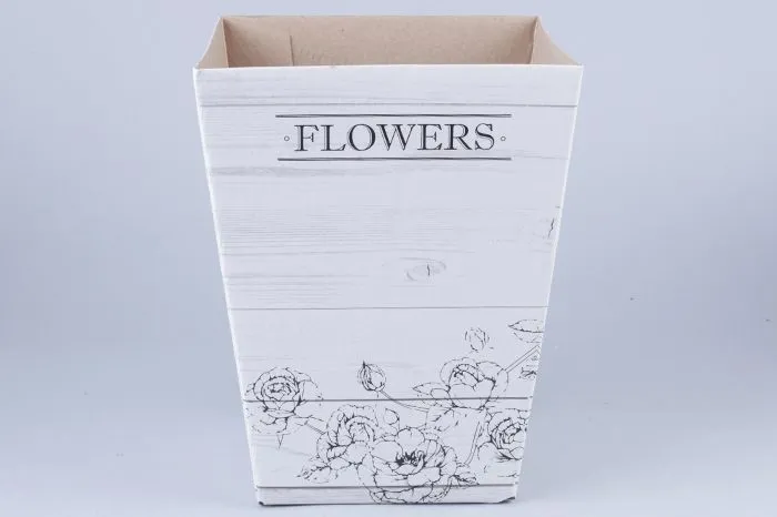 сумка Плайм 70382 для цветов H220 D175/125 Белое дерево