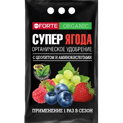 Удобрение, обогащенное цеолитом и аминокислотами СУПЕР Ягода; Бона Форте (пакет), 2кг