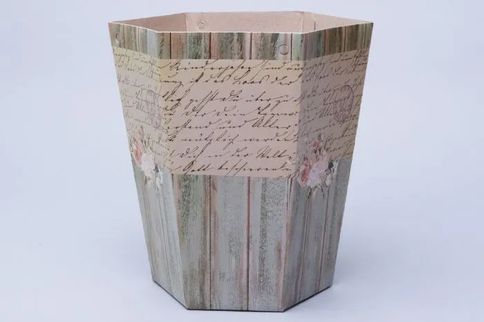 сумка Плайм 75499  для цветов H210 100/70 6 граней Шебби-Шик