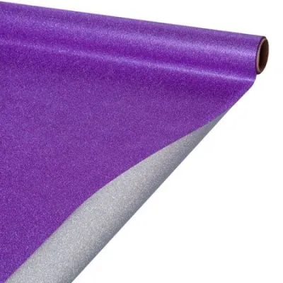 картинка Рулон пленка на металл основе, ярко-сиреневый, 50см х5м; Китай от магазина Флоранж