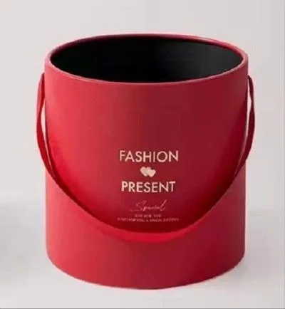 Коробка цилиндр Принт без крышки в ассортименте 813692 (3-й из набора) 26х26см; Китай