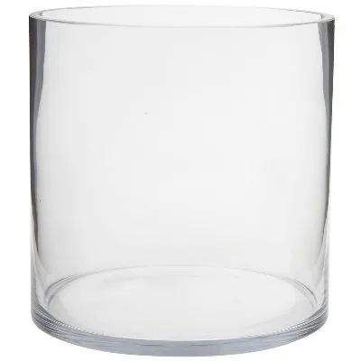 картинка Ваза стеклянная Трубка цилиндр, 20х20см; Китай от магазина Флоранж