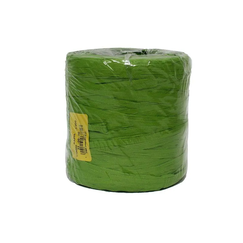 картинка Рафия в бобине, салатовый, 200м; Польша от магазина Флоранж