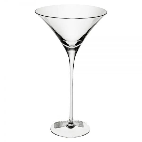 картинка Ваза стеклянная Мартини, 25х50см; Россия от магазина Флоранж
