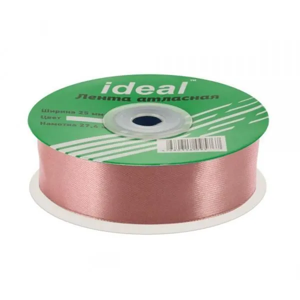 картинка Лента атласная, 25ммх27,4м; Китай от магазина Флоранж