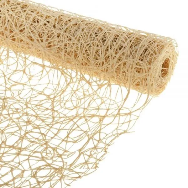 картинка Рулон сетка Сизаль, натуральный, 53смх4,5м; Корея от магазина Флоранж