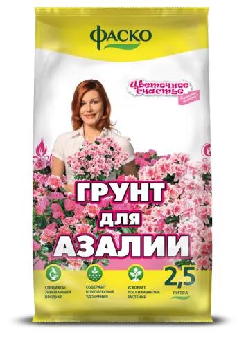 картинка Грунт Цветочное счастье для азалии, 2,5л; Фаско от магазина Флоранж