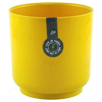 Горшок пластиковый Дельта, в ассортименте, 13,5х13,5см, 1,5л; Россия