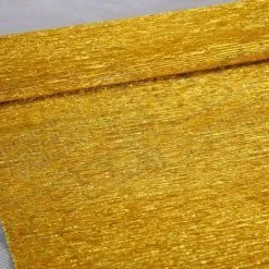 Бумага гофрированная металл, 50смх2,5м, 140гр; Италия