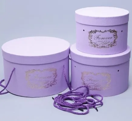 Коробка цилиндр 83296 (1-й из набора) 19*13 см; Китай