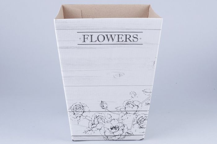 сумка Плайм 70382 для цветов H220 D175/125 Белое дерево