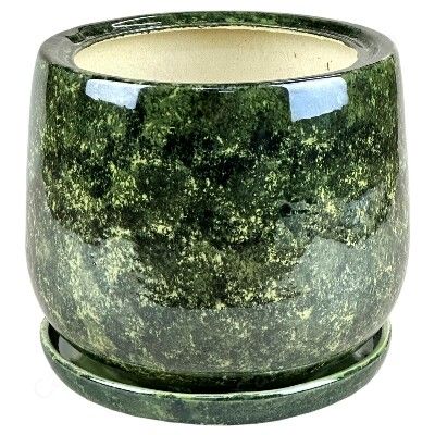 Горшок Тюльпан, 22х24см, 9л, зеленый/Корона