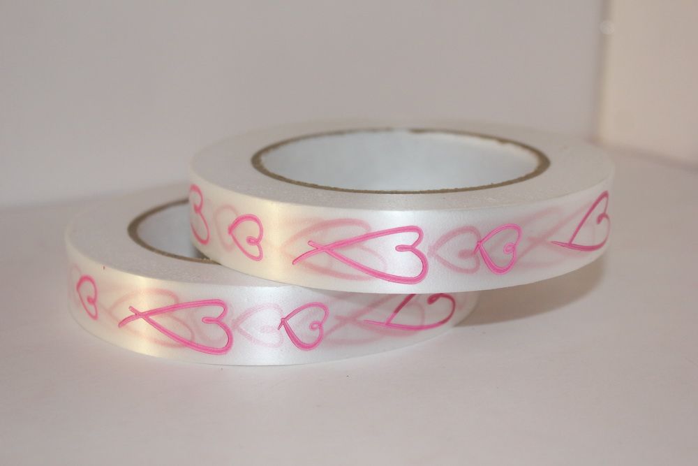 Лента пластик Сердца, 2смх50м; Россия