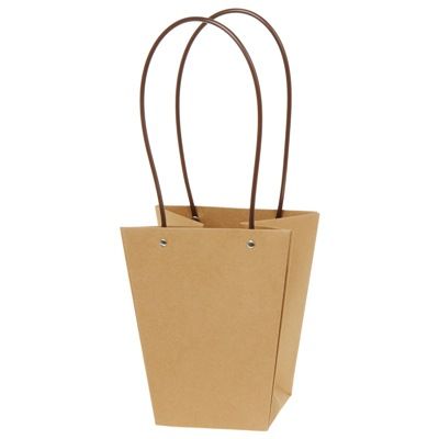 Сумка Мастхэв большая, крафт, 17х11,5х20см; Китай