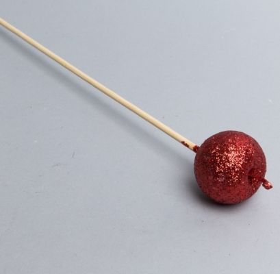 картинка Вставка Яблоко засахаренное  4.5х50см, красное от магазина Флоранж