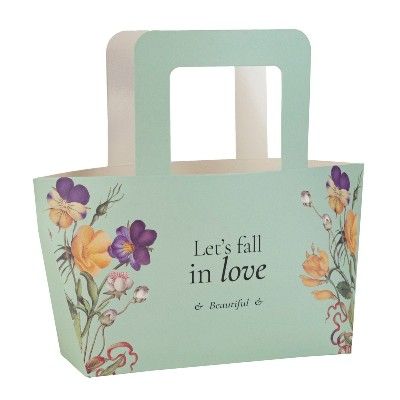 Сумка Лав прямоугольная, мятный, 27x8x24см; Китай