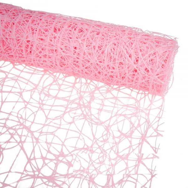 Рулон сетка Сизаль, светло-розовый, 53смх4,5м; Корея