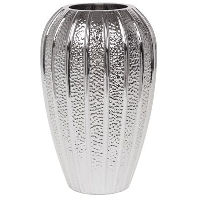 Ваза Ruth (стекло) D14xH20см, серебро